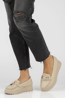 Leather loafers Filippo 10141 beige