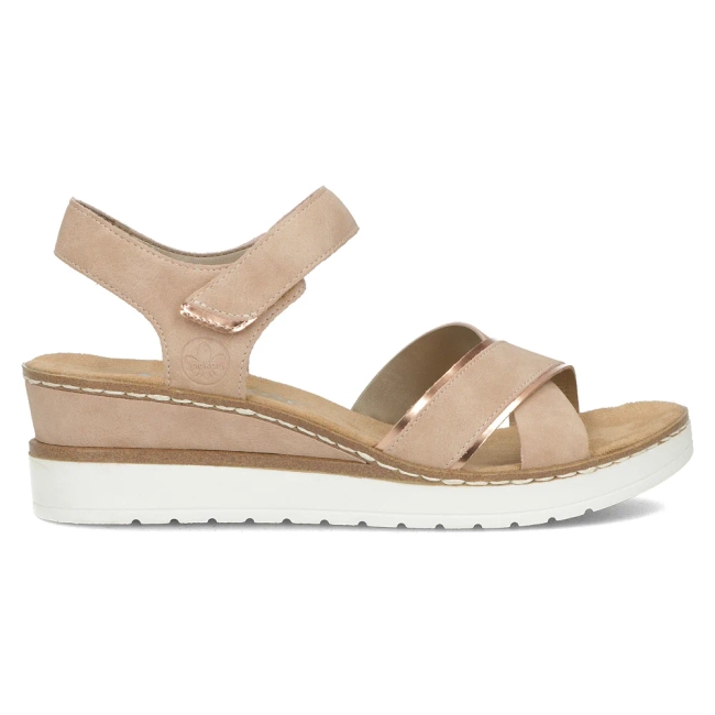 Sandals Rieker V38G9-31 pink