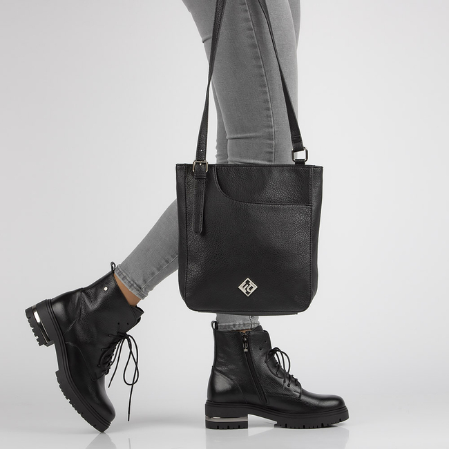 Leather ankle boots Filippo 60273 black