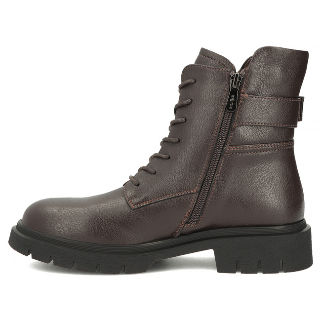 Skórzane botki Filippo DBT8018/26 D BR brązowe