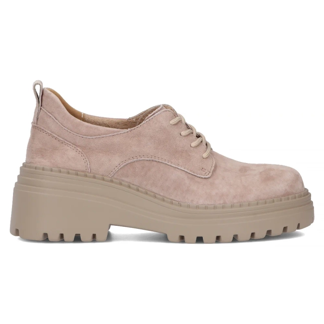 Leather shoes Filippo DP6123/24 TP taupe