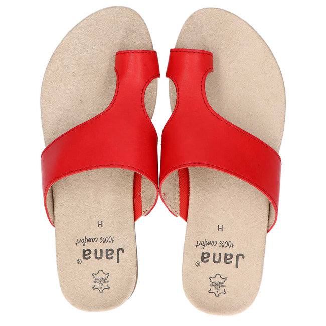 Klapki Jana 8-27150-24 500 Red