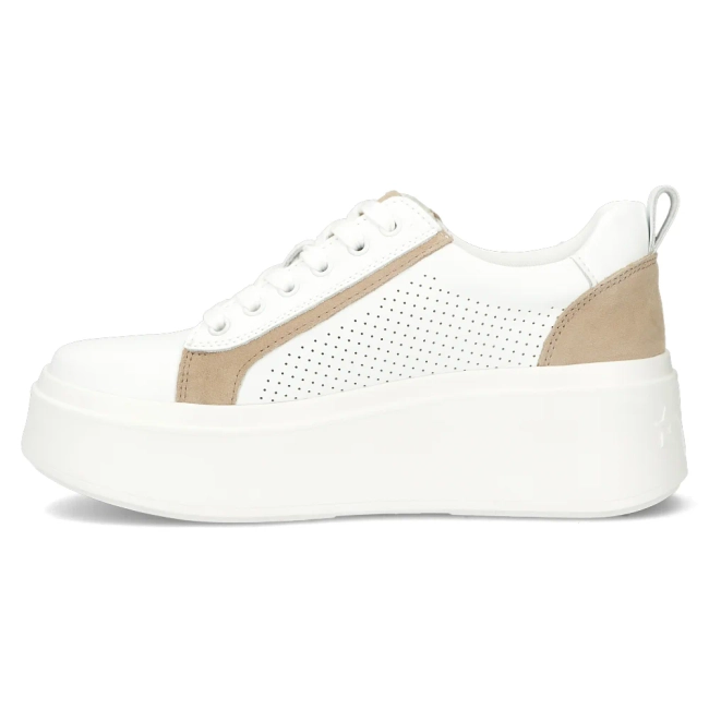 Leather Sneakers Filippo DP6170/24 WH white