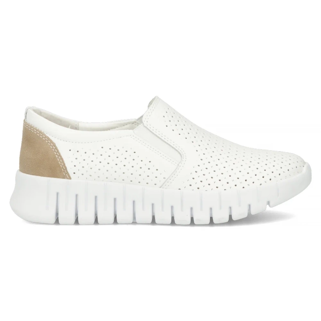 Leather shoes Filippo DP6081/24 WH white