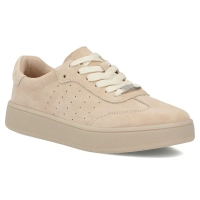 Skórzane sneakersy Filippo DP7524/26 BE beżowe