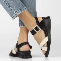 Leather sandals Filippo DS6874/25 BE beige