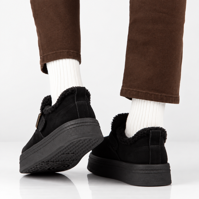 Leather shoes Filippo DP7946/26 BK black