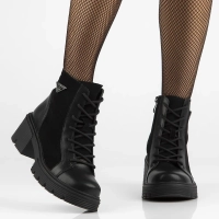 Leather ankle boots Filippo DBT6495/24 BK black