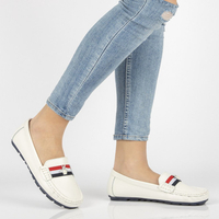 Leather loafers Filippo DP1406/20 WH white