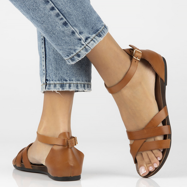 Leather sandals Filippo 40225 brown