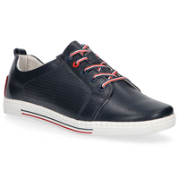Leather shoes Filippo DP008/20 NV navy blue