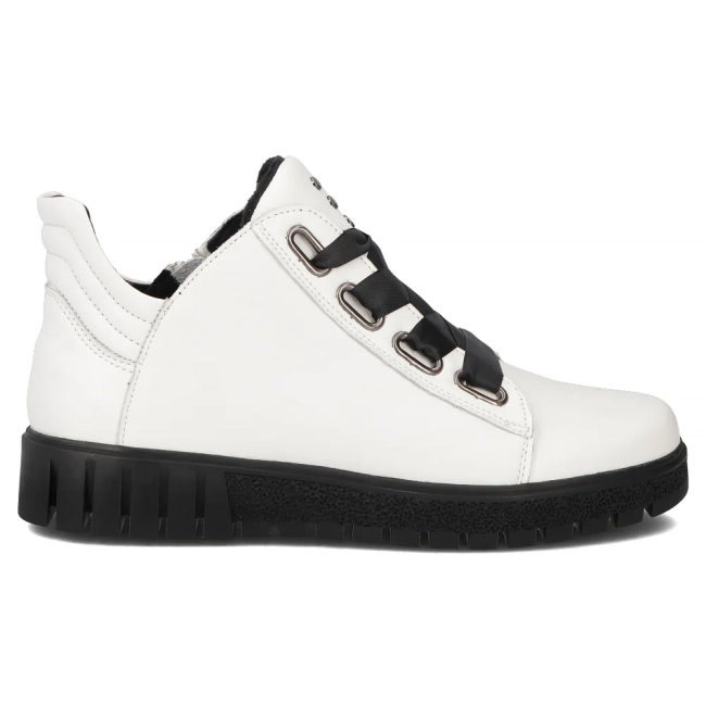 Leather ankle boots Filippo DBT3197/25 WH white