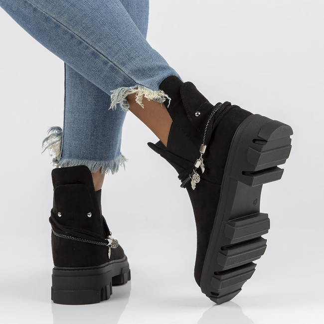 Botki Filippo DBT3674/22 BK czarne