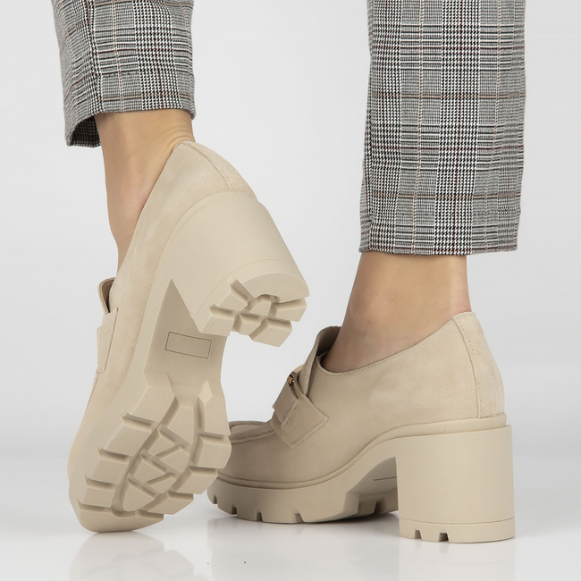 Leather shoes Filippo 20097 beige