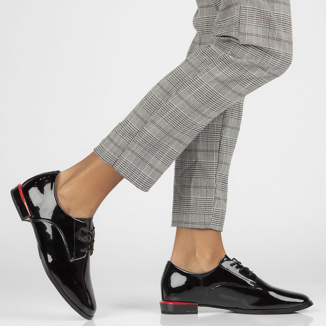 Leather shoes Filippo DP4188/22 BK black