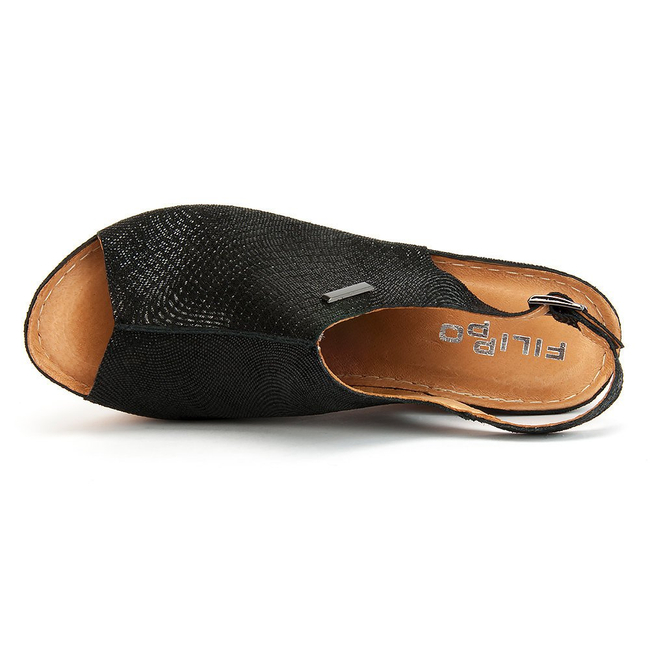Sandals Filippo 468S Black Wyt.