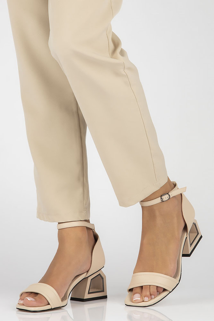 Leather sandals Filippo DS4440/23 BE beige