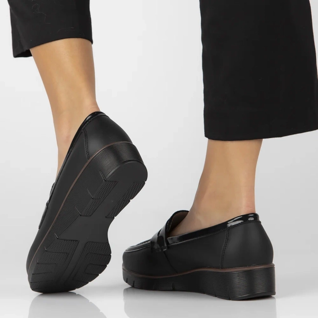 Leather shoes Filippo DP6455/24 BK black