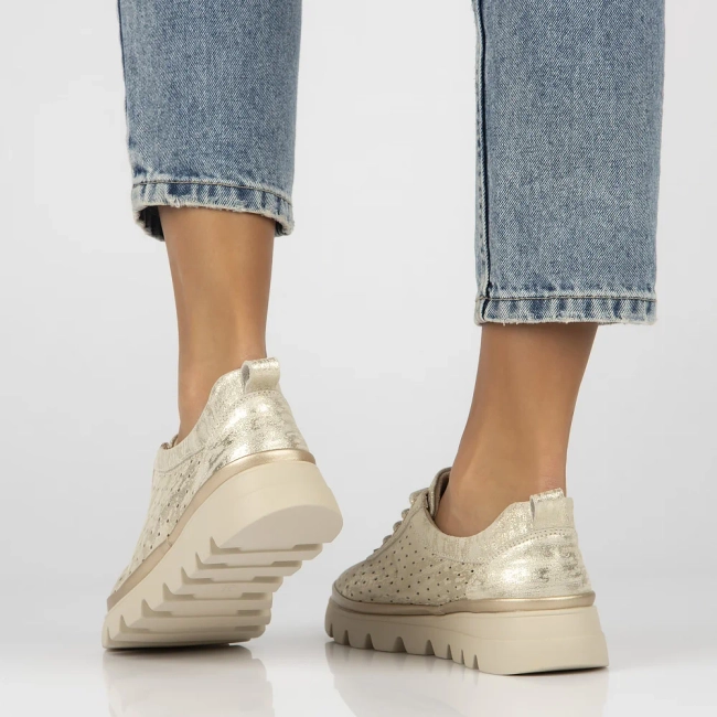 Leather shoes Filippo DP6995/25 GO gold