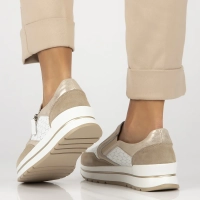 Leather shoes Filippo DP6777/25 WH BE white beige