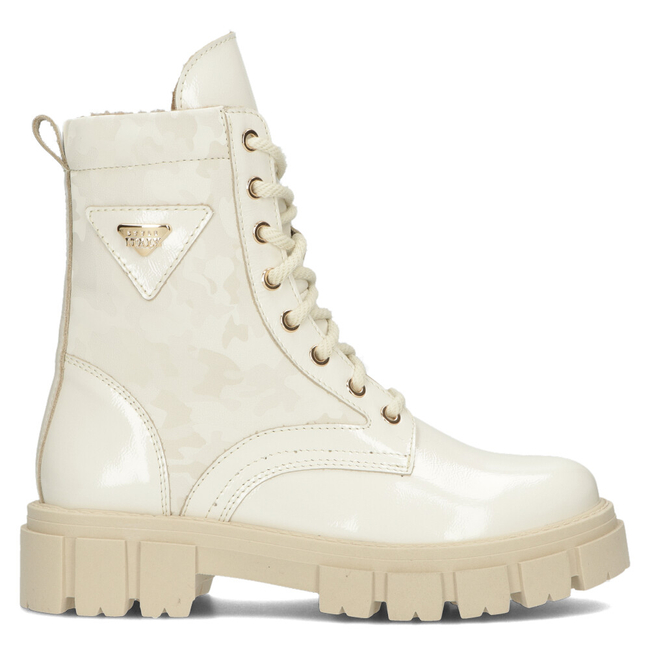 Skórzane trzewiki Filippo 575 beżowe