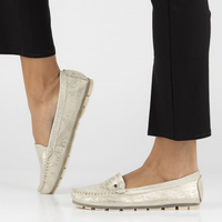 Leather loafers Filippo DP2037/23 GO gold