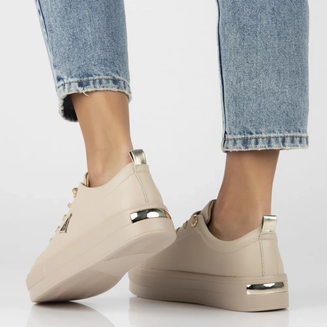 Leather shoes Filippo DP3533/24 BE L beige