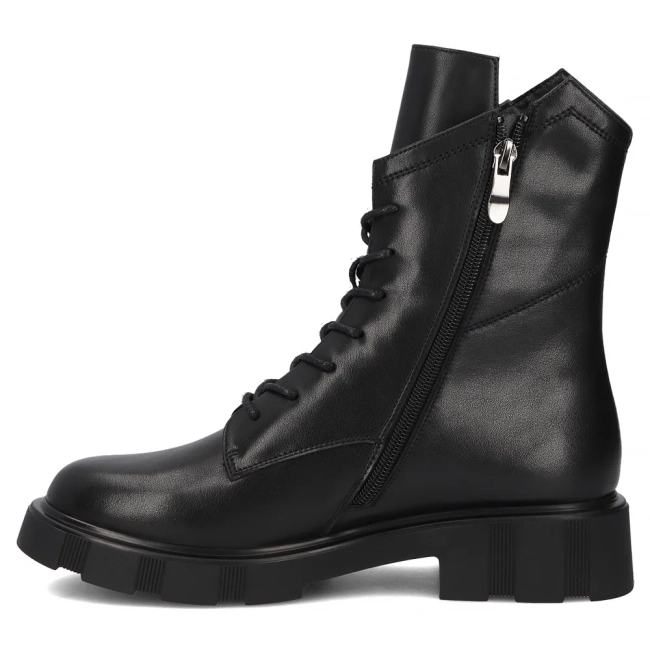 Leather ankle boots Filippo DBT7464/25 BK black