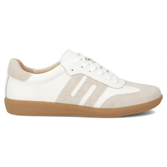 Skórzane sneakersy Filippo DP7492/25 WH białe