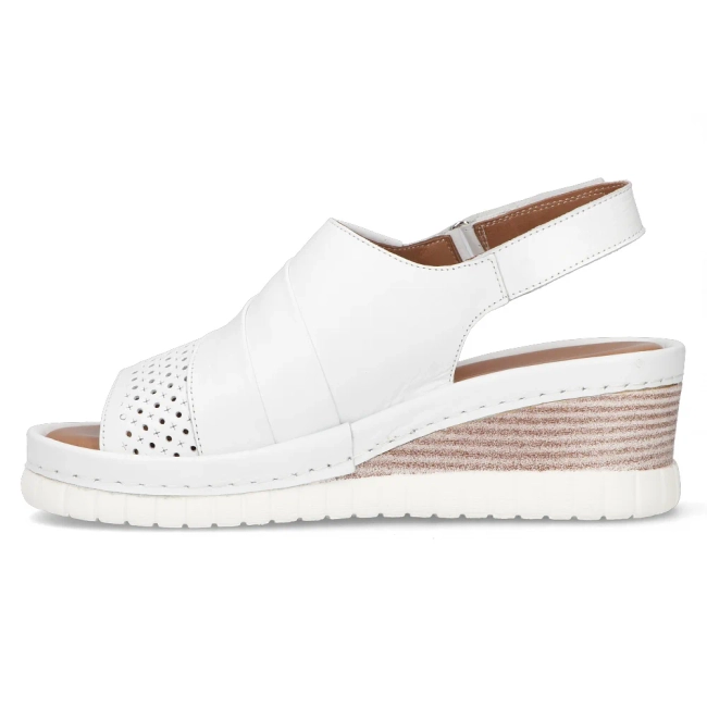 Leather sandals Artiker 54C0540 white