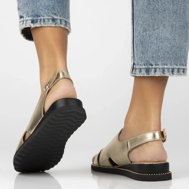 Leather sandals Filippo DS4470/25 GO gold