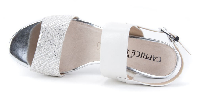 Sandały Caprice 9-28302-20 114 Offwhite Multi
