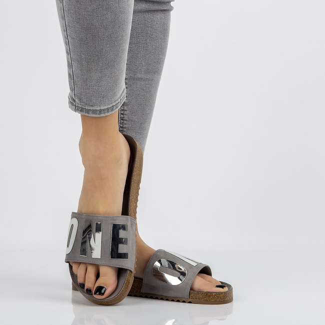 Slippers Filippo DK1374/20 GR gray