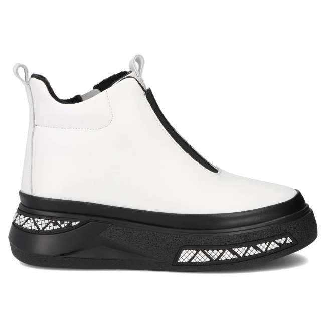 Leather ankle boots Filippo DBT7277/25 WH white