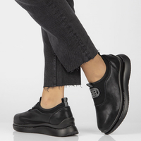 Leather shoes Filippo DP4174/22 BK black