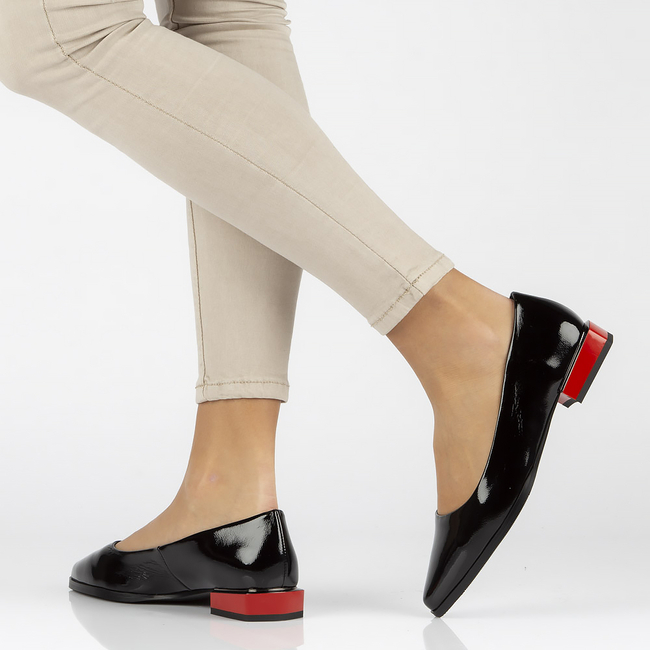 Leather shoes Filippo DP2383/22 BKL black