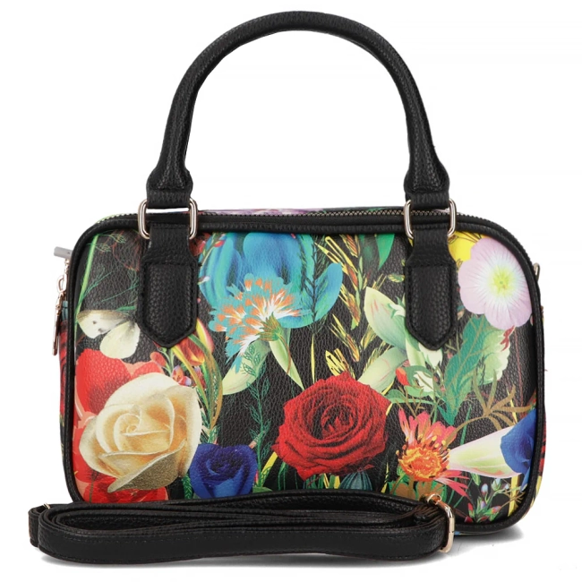 Black handbag fiore viva