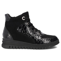 Skórzane botki Filippo DBT8076/26 BK czarne