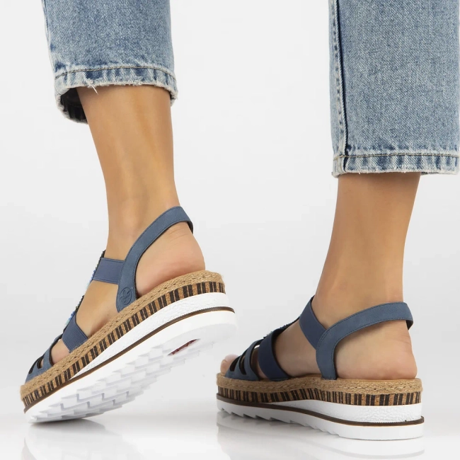 Sandals Rieker V7909-12 blue