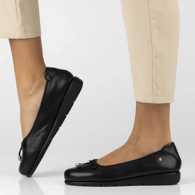 Leather ballerinas Maciejka P6504-01/00-1 black