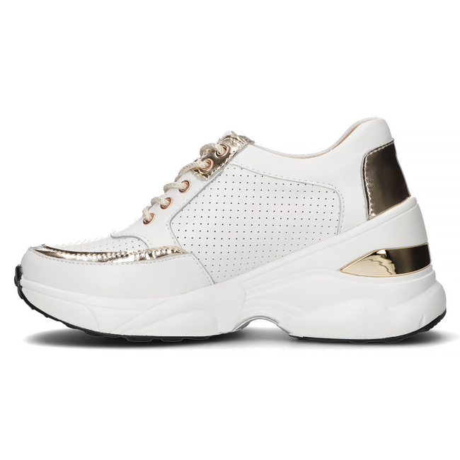 Leather Sneakers Filippo DP3655/22 WH white