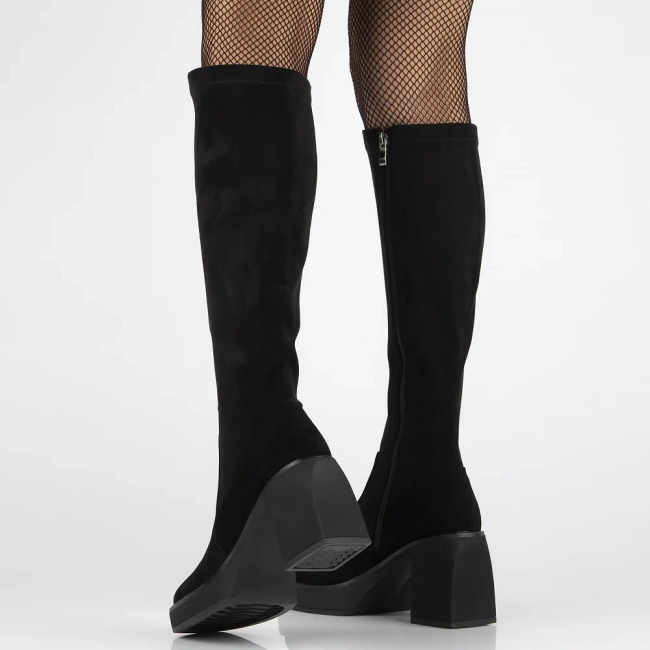 Leather boots Filippo DKZ6645/24 BK black