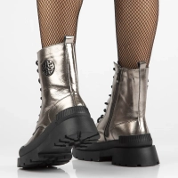 Leather boots Filippo DBT6482/24 GN gun metal