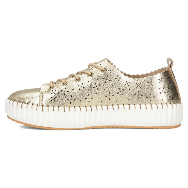 Leather shoes Filippo DP6761/25 GO gold