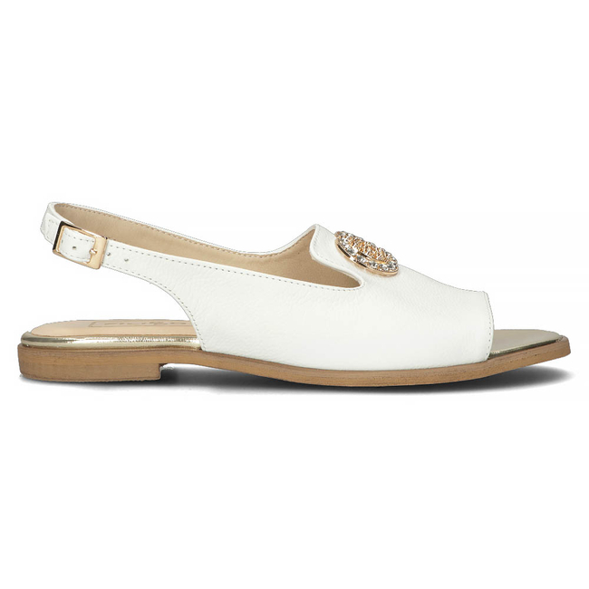 Leather sandals Filippo 116 white