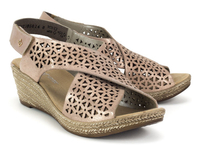 Sandals Rieker 62484-31 Rose