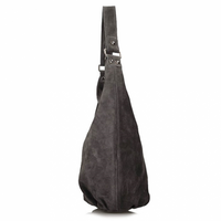 Handbag Toscanio Hobo Suede A284 dark gray