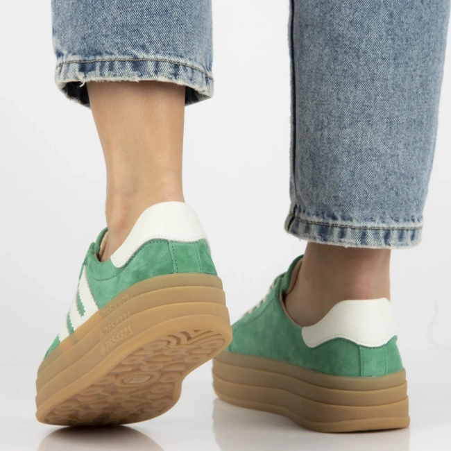 Leather sneakers Filippo DP6744/25 GE green