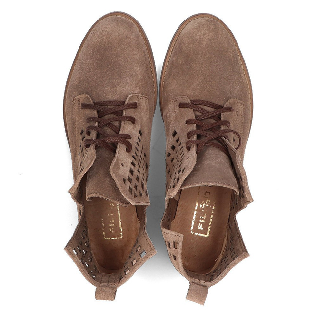 Skórzane botki Filippo 2628 brązowe