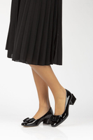 Skórzane półbuty Sagan 4630 czarne